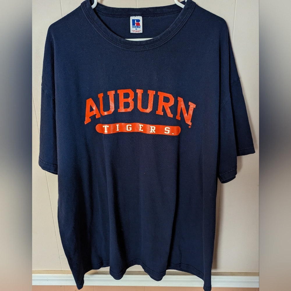Auburn University T Shirt Men XL Adult Blue College NCAA Football Tigers
